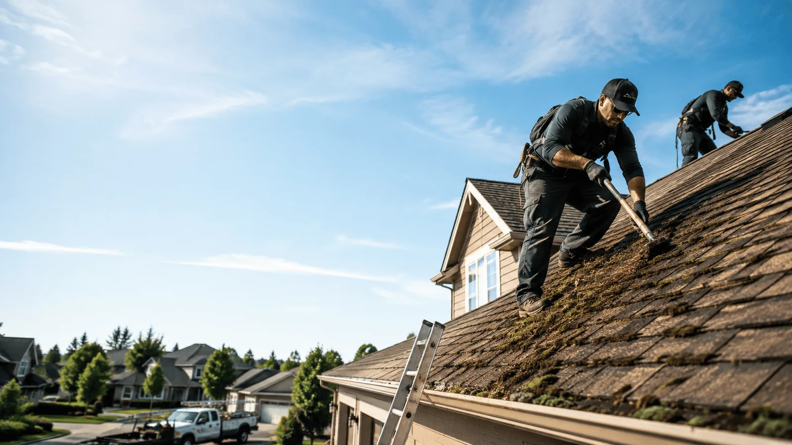 Roof Moss Removal in Sainte Genevieve, MO near me